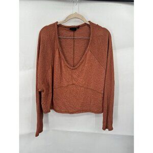 Out From Under UO Top Women Medium‎ Dark Orange Dolman Sleeve Granolagirl Boho